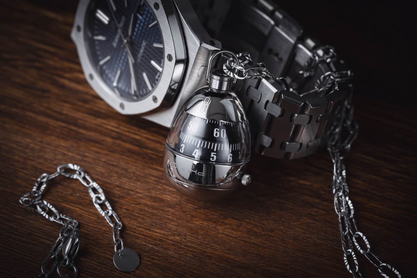 A conceptual visualization contrasting a rigid mechanical stopwatch with a smooth continuous kinetic wave representing fluid architecture.